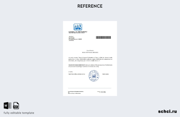 цифровая загрузка эталонного шаблона San Marino Cassa di Risparmio